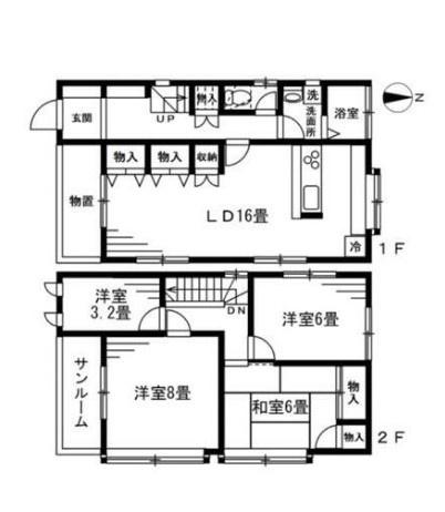 【間取り】 | 藤沢市菖蒲沢オーナチェンジ戸建