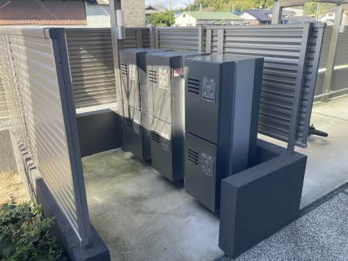熊本市東区神園１丁目のアパートのバルコニー