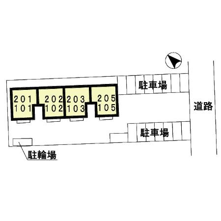 ヴィラ・コンフォートの区画図