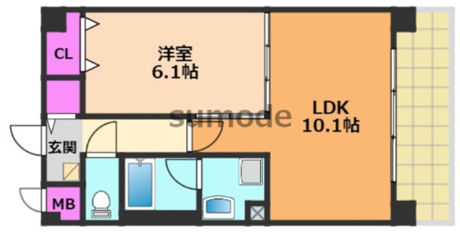 【間取り】 | デルスールラローザ