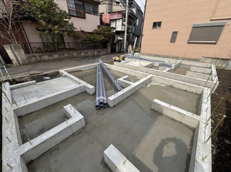 【外観】 | いよいよ基礎工事が始まりました♪ 未完成ですので随時、プレゼンテーションなどで建物説明おこなっております。（予約制）