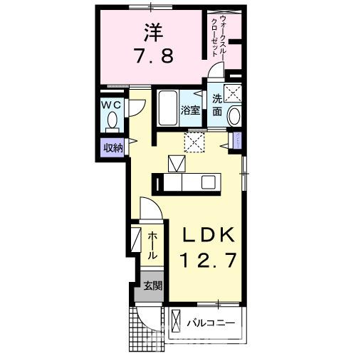 オークスレジデンスⅡの間取り
