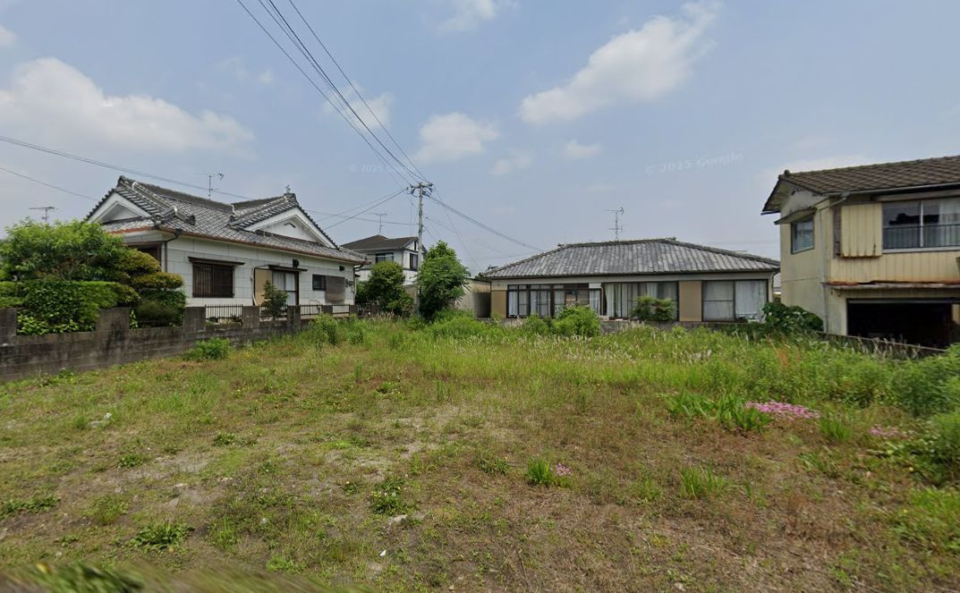 都城市蓑原町の売地の外観