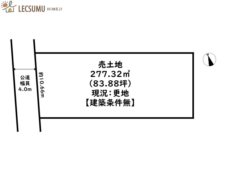 姫路市大塩町／売土地の土地図