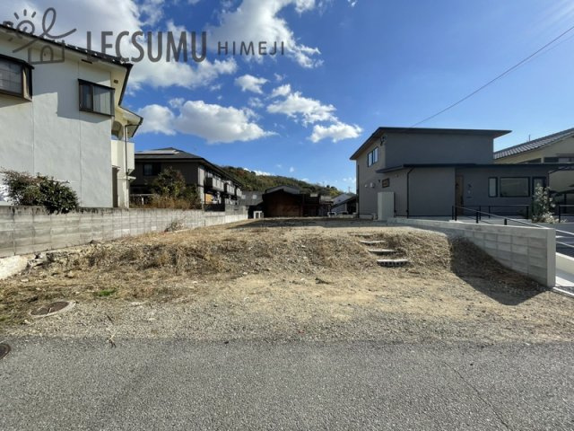 姫路市大塩町／売土地の前面道路含む現地写真