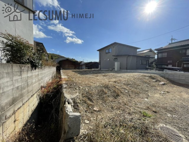 姫路市大塩町／売土地の前面道路含む現地写真