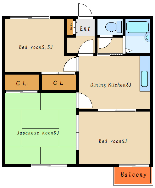 クロスロードの間取り