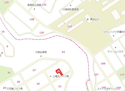 【地図】 | 東谷山6丁目　売地