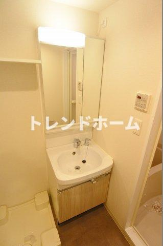 プレサンス難波フィールドの独立洗面台|選べる家電プランあり！！