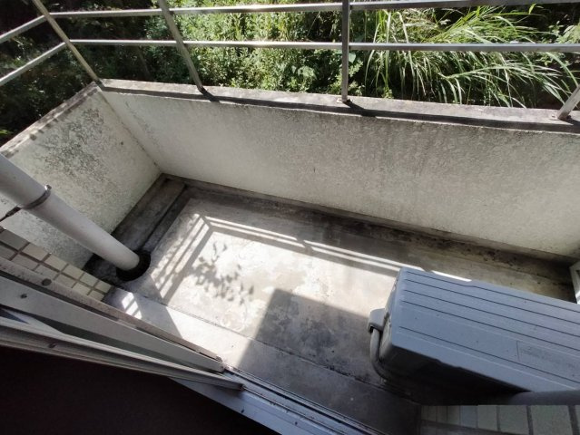 城北パーソナルハイツのバルコニー