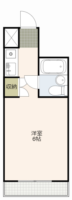 城北パーソナルハイツの間取り