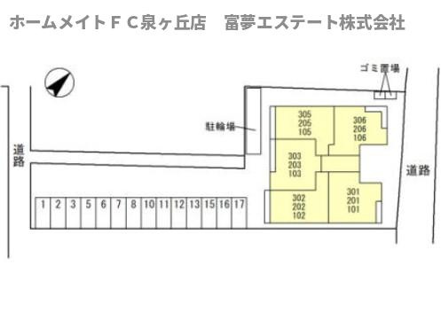 Mサンシャインの区画図