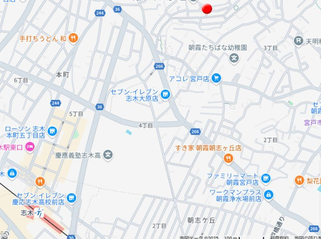 志木市本町第9の地図|志木駅徒歩19分