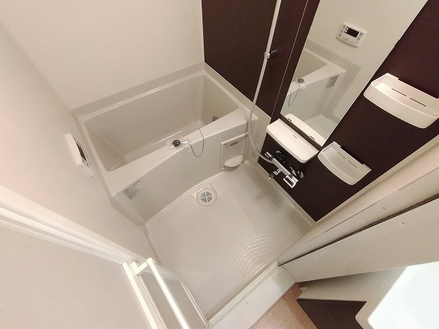 神戸市長田区大橋町８丁目の賃貸マンションの浴室|追焚機能付浴室