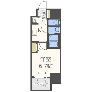 【間取り】 | プレサンス新町ウィズ　ジョイ