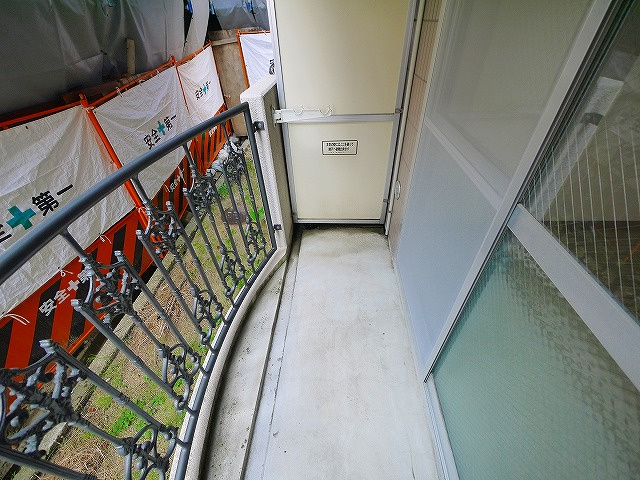 プレステージ富雄のバルコニー|広々としたバルコニーです