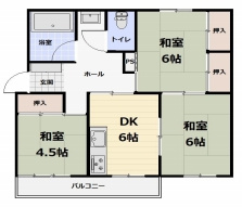 宮原コーポ　中古マンションの間取り|
