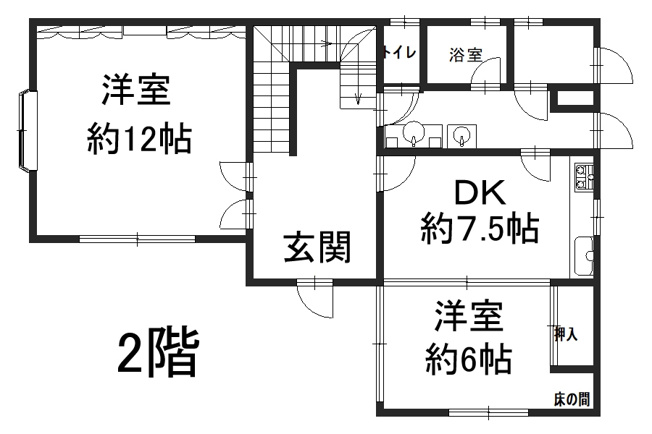 【間取り】 | 西宮市山口町船坂中古戸建