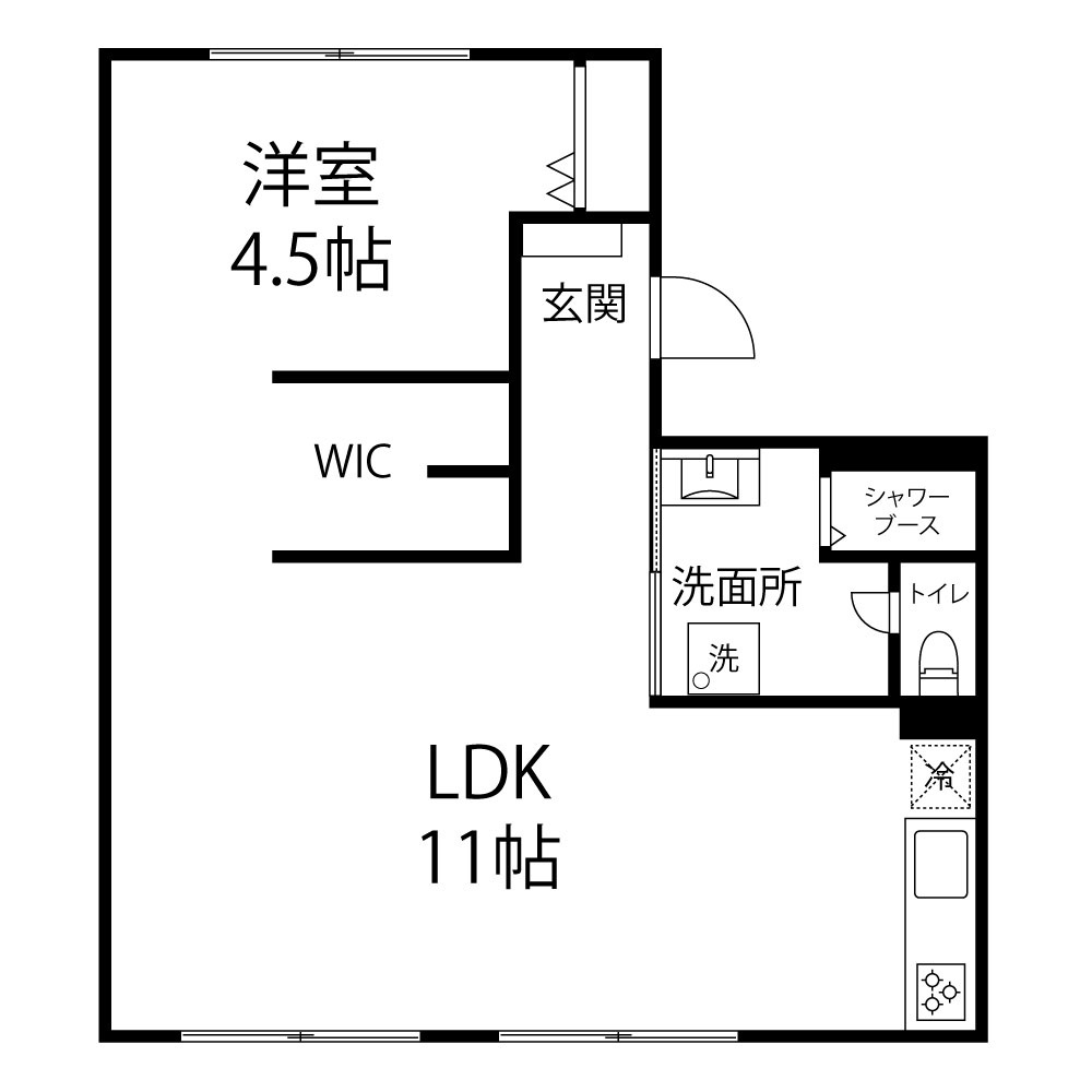 セジュールひかりの間取り