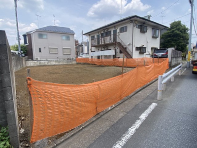 【前面道路含む現地写真】 | 東村山市秋津町3条件なし売地