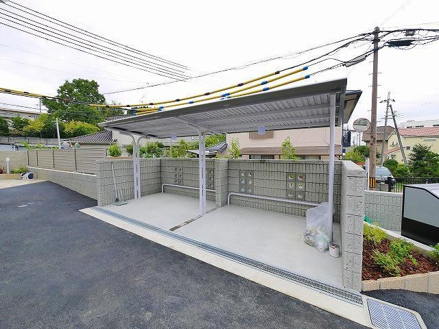 グリュックのその他共用部分|屋根のある駐輪場です