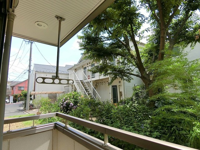 アネシス久我山の展望|全面に建物もなく、南向き陽当り良好♪