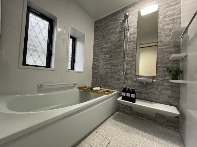 オール電化の良さ、知っていますか？【戸塚区前田町】リフォーム戸建の浴室|ゆったり過ごせるお風呂です