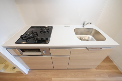 【キッチン】 | プレサンス朝潮橋ベイ・ブリーズ | お料理しやすいキッチンです