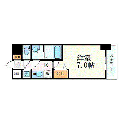 プレサンス鶴舞公園セラヴィの間取り