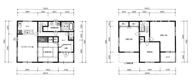 軽井沢町長倉　中古戸建／店舗の間取り