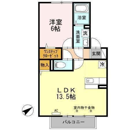 イーストヒルズ高松Eの間取り