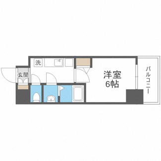 【間取り】 | gm難波ウエストD.C.