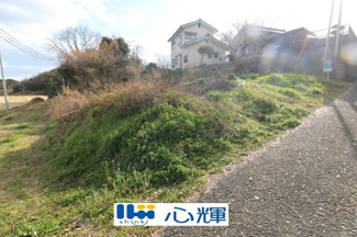 【前面道路含む現地写真】 | 宇部市東岐波・平賀領（125坪）山林