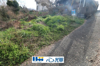 【前面道路含む現地写真】 | 宇部市東岐波・平賀領（125坪）山林