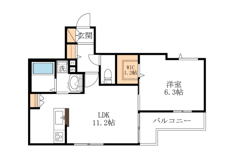 ＴＯＭＵＳＥＩ　Ⅴの間取り