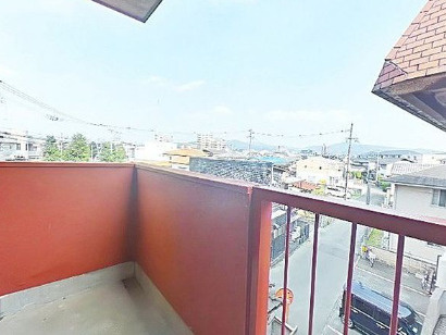 苅原コーポのバルコニー