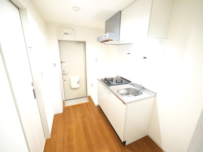 【キッチン】 | ヴィラヒルズ滝頭 | ガスコンロ２口付のキッチン