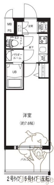 エグゼ天神橋の間取り