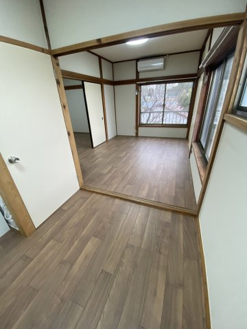 【 貸主 】本牧緑ケ丘ハウス（2F）のキッチン|CF新規張替（2025年3月施工）
※2025年3月撮影