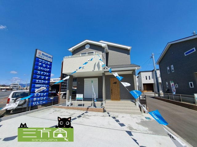 新築　桐生市広沢町4丁目　4号棟の外観|現地写真　完成しました！ご内覧等、お気軽にお問合せください♪　