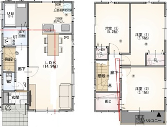 【間取り】 | グランソフィア羽生