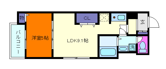 グランヴィル芦屋西の間取り