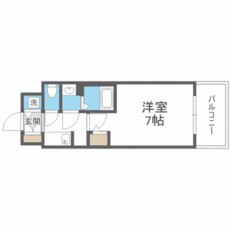 【間取り】 | S-RESIDENCE難波大国町Uno