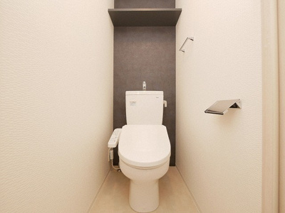 【トイレ】 | S-RESIDENCE難波大国町Uno | 落ち着いたトイレです