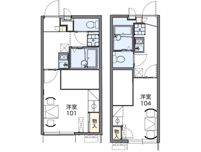 【間取り】 | さくら | ※号室によって間取が異なります