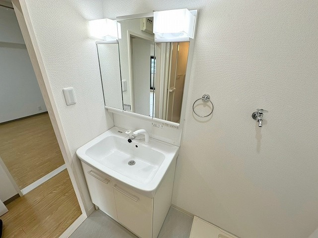 新大阪パークハイツの独立洗面台