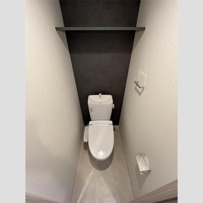 【トイレ】 | S-RESIDENCE難波大国町Deux | 落ち着いたトイレです