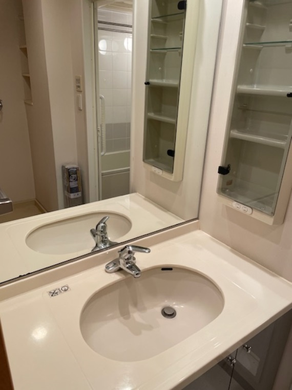 ネオハイツ江戸川台Ａ棟の独立洗面台