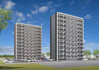 【外観パース】 | Paradiso大津A棟