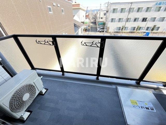 エグゼ大阪城イーストのバルコニー